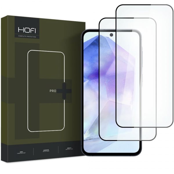 Set 2 x Folie protectie telefon, HOFI, Sticla, Pentru Samsung Galaxy A35/A55 5G, Transparent