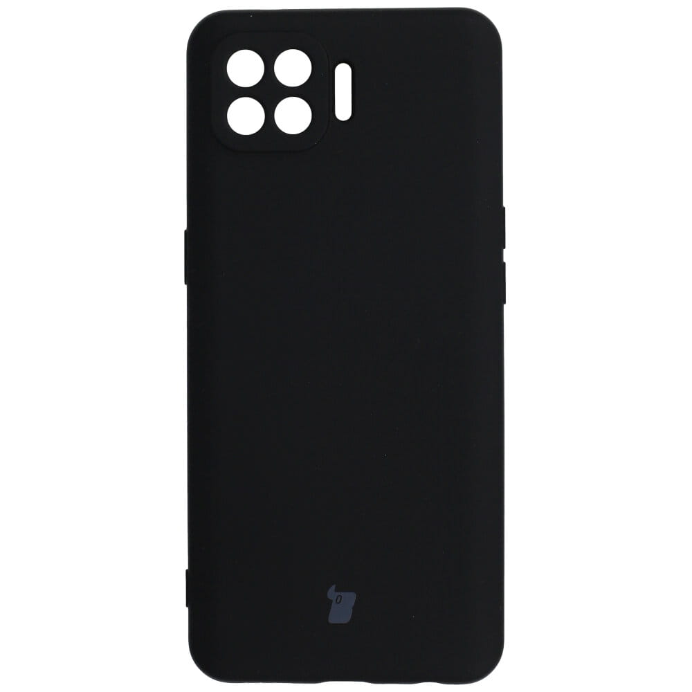 Husa telefon, Bizon, Silicon, Compatibil cu Oppo Reno 4 Lite, Negru