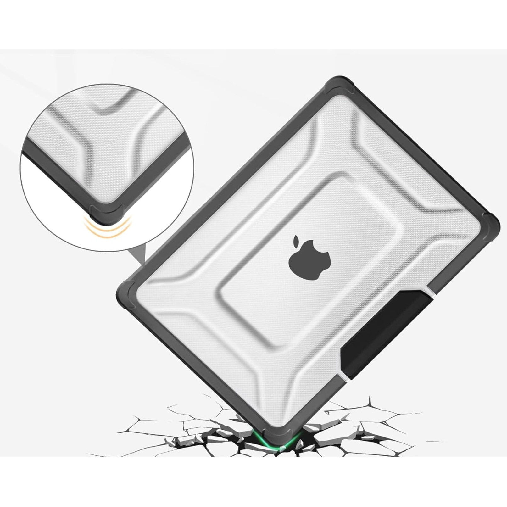Carcasa Dura Transparenta Pentru Macbook Air M3 13 13.6 2024 / M2 A2681 2022 2023