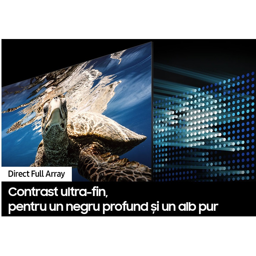 RESIGILAT: Televizor SAMSUNG QLED 75Q80C, 189 cm, Smart, 4K Ultra HD, 100 Hz, Clasa G (Model 2023)
