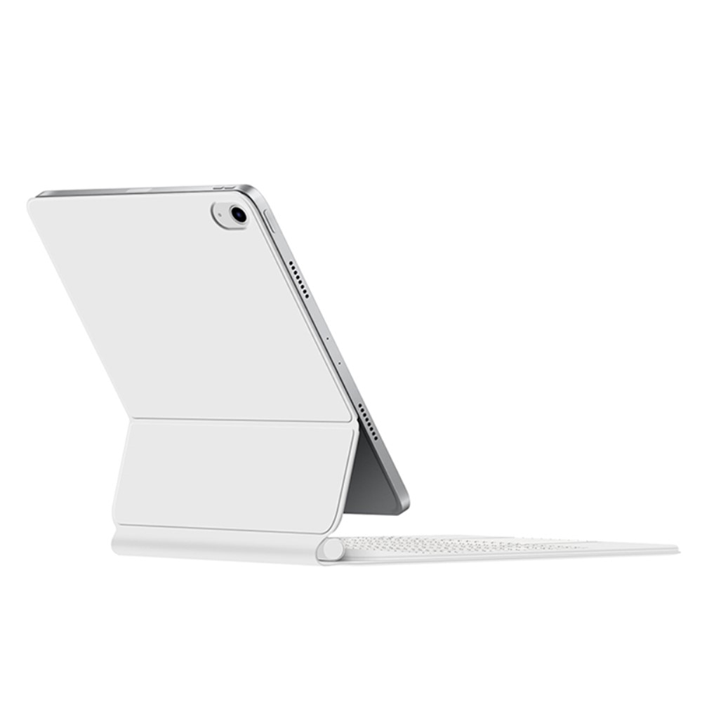 Husa cu tastatură pentru iPad 11" 2025 A16 (a 11-a generatie) / iPad 10,9" 2022 (a 10-a generatie), XGSM, alb
