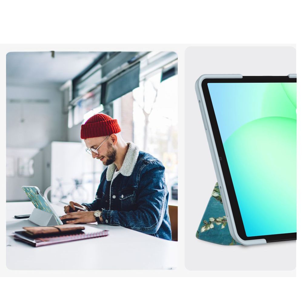 Husă tabletă compatibilă cu Samsung Galaxy Tab A9+ Plus X210 / X216 - Husă inteligentă Sakura