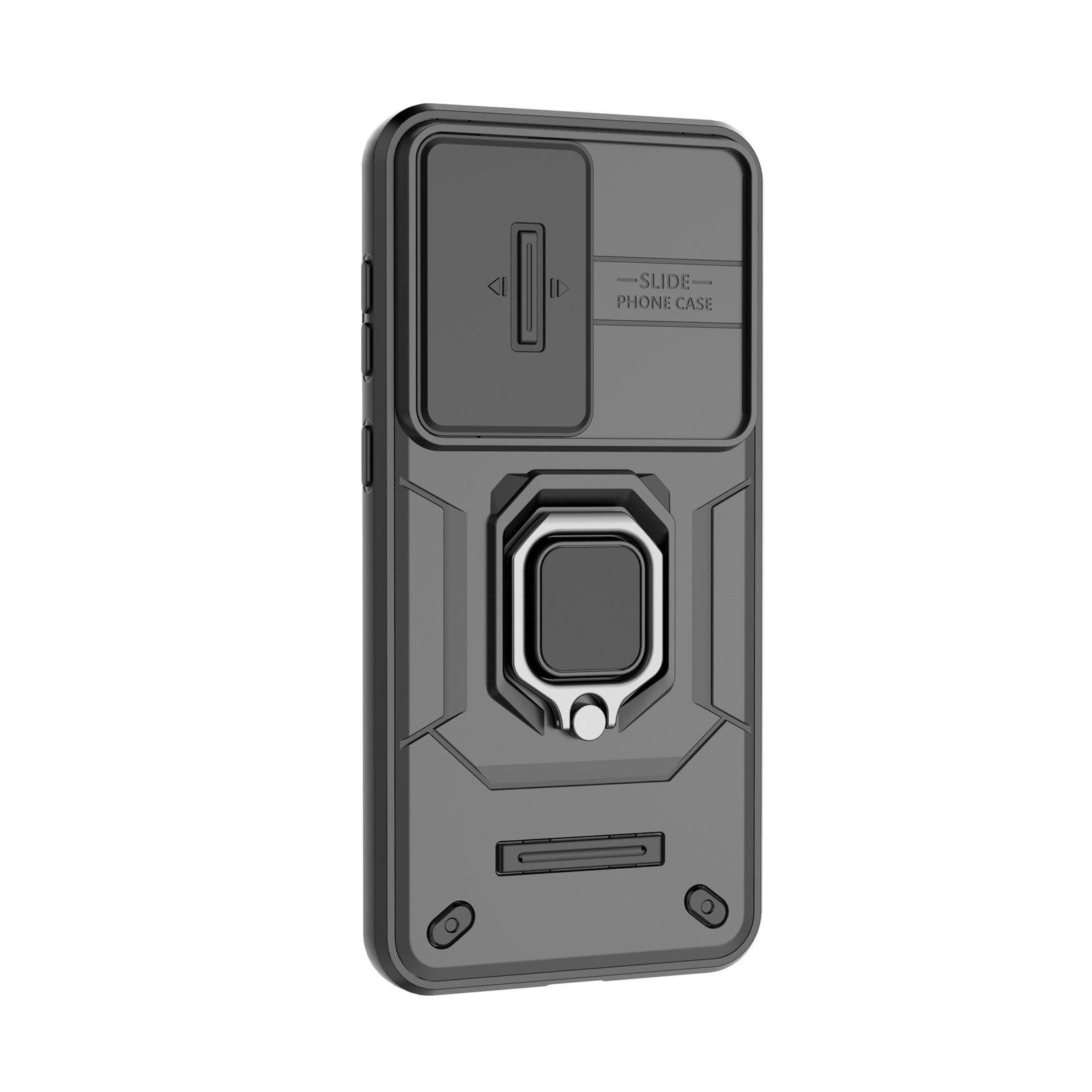 Husa de telefon mobil Armura rezistenta la socuri compatibila cu Samsung Galaxy A56/A36 5G cu protectie a camerei, Negru