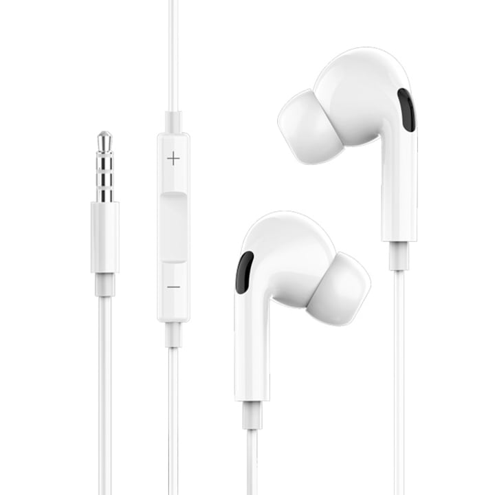 Microfon pentru casti, SkyDolphin, SR18, Alb