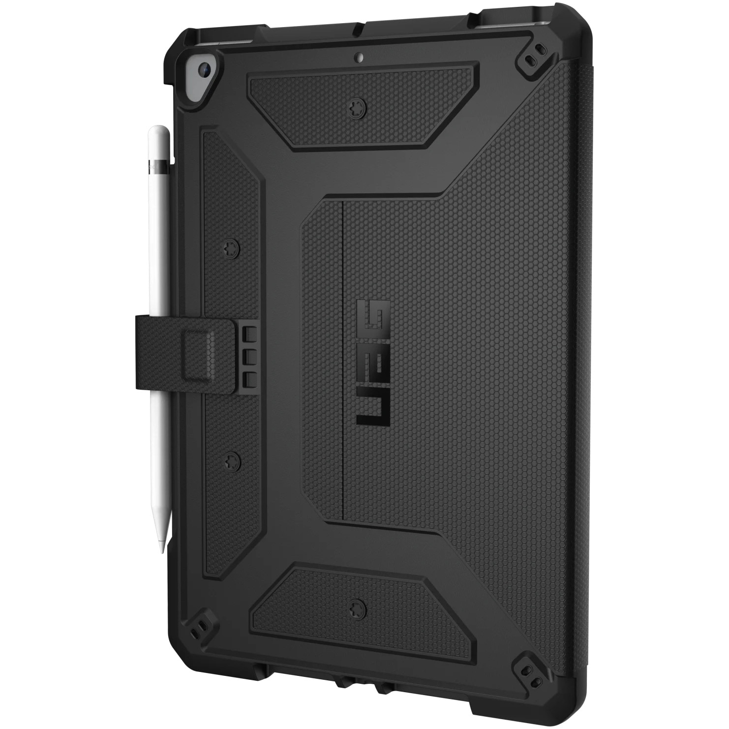 Husa de protectie UAG Book Metropolis Series pentru Apple iPad 7 10.2 inch, Military drop tested, Black