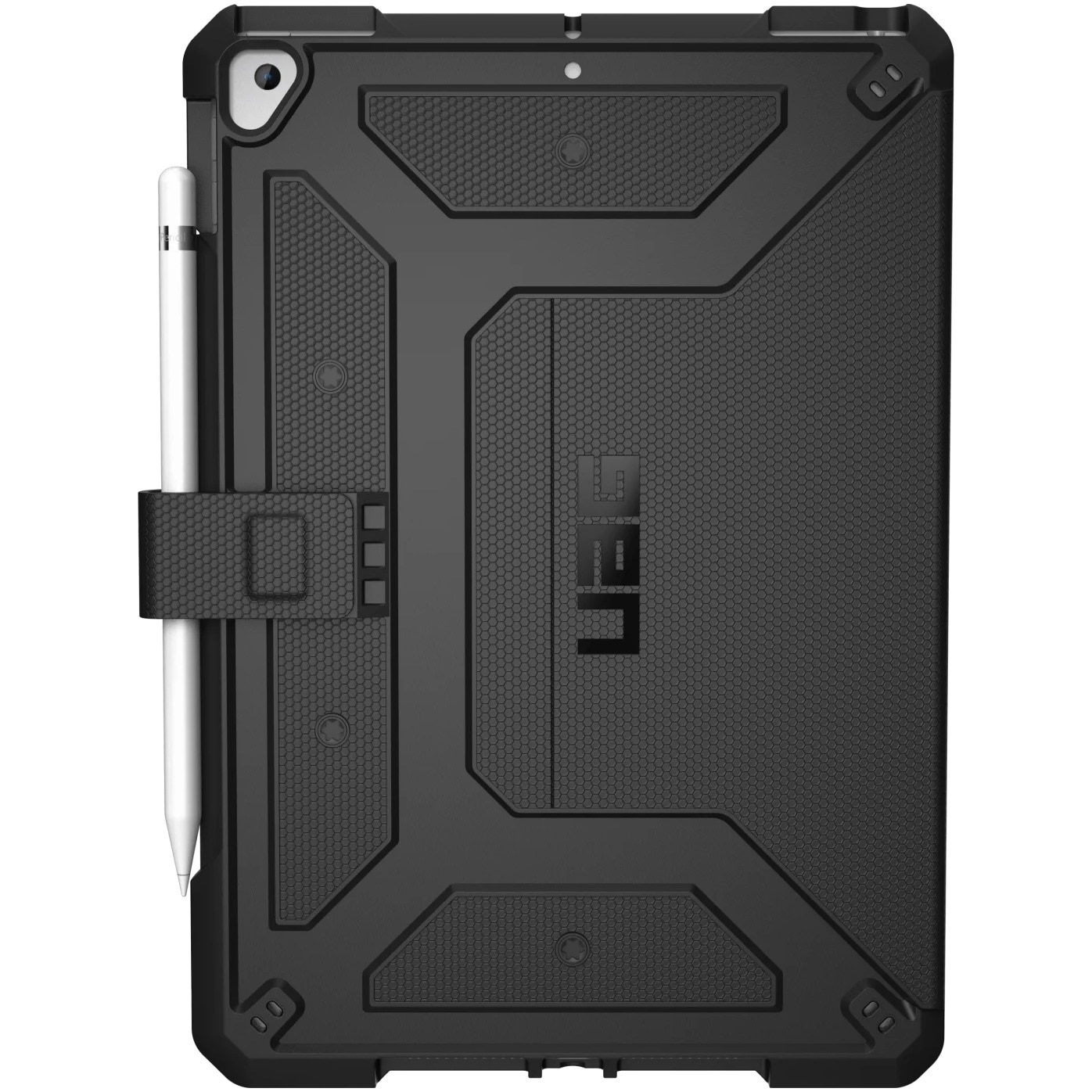 Husa de protectie UAG Book Metropolis Series pentru Apple iPad 7 10.2 inch, Military drop tested, Black