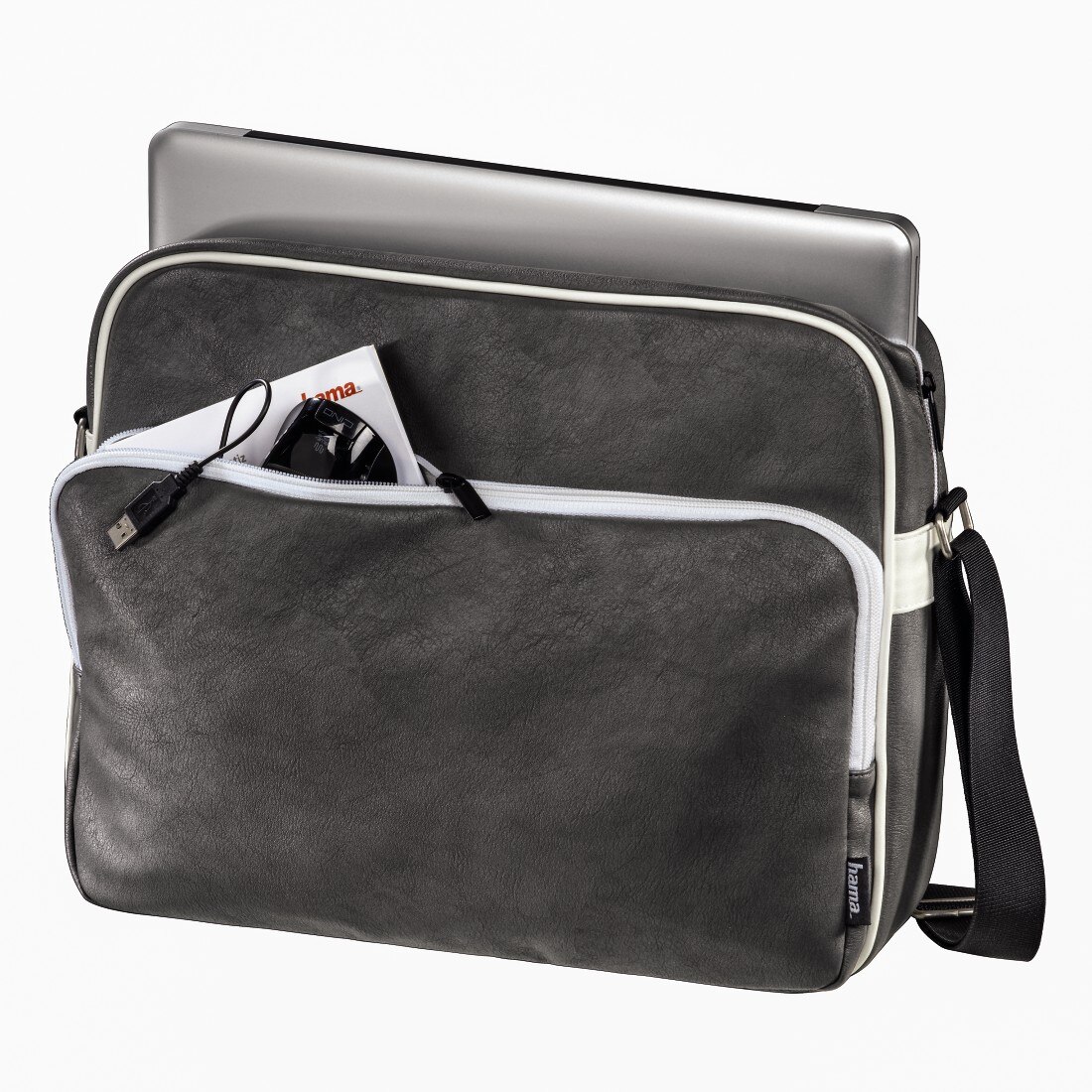 Geanta laptop Hama Quarterbag, 15.6", Gri