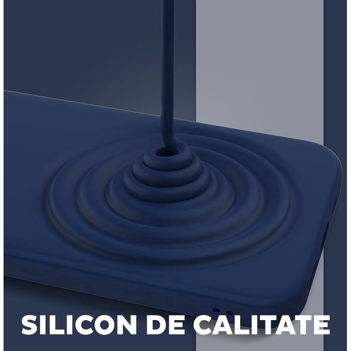 Husa pentru Samsung Galaxy S24 Plus Premium Silicon Daden®, Protectie Camera, Antisoc, Calitate Premium, Albastru inchis