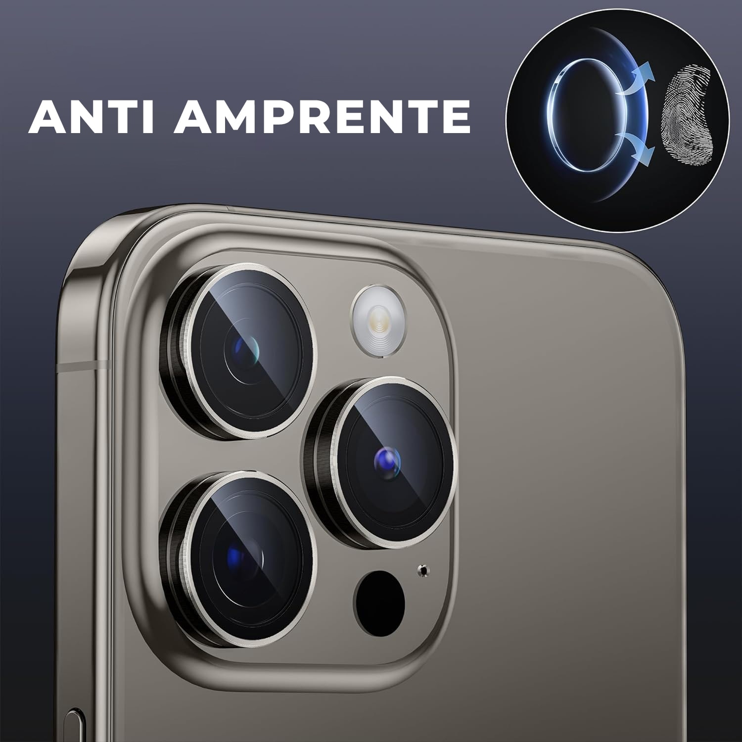 Folie Camera Daden din sticla pentru iPhone 16/16 Plus, Full Cover, Protectie Profesionala, Ultra Rezistenta, Calitate Premium, Albastru