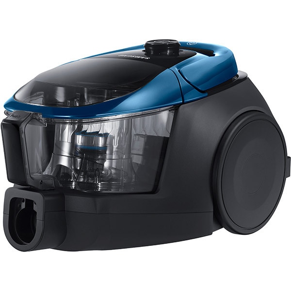 Aspirator fara sac Samsung VC07M3150VU, 2 l, 650 W, Tub telescopic, Anti-tangle Cyclone, Albastru