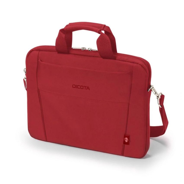 Geanta laptop, Dicota, Eco Slim BASE, 13-14.1", Rosu