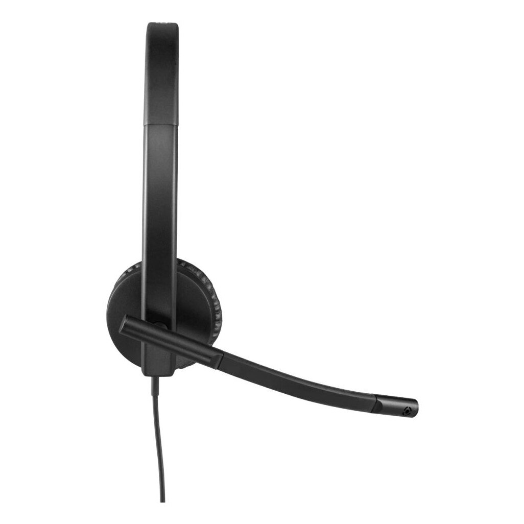 Casti cu fir Logitech H570e, microfon, USB, 1,9m, negru