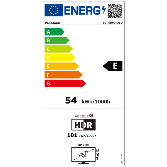 Televizor Panasonic LED TN-50W70AEZ, 126cm, Smart Google TV, 4K Ultra HD, Clasa E (Model 2024)