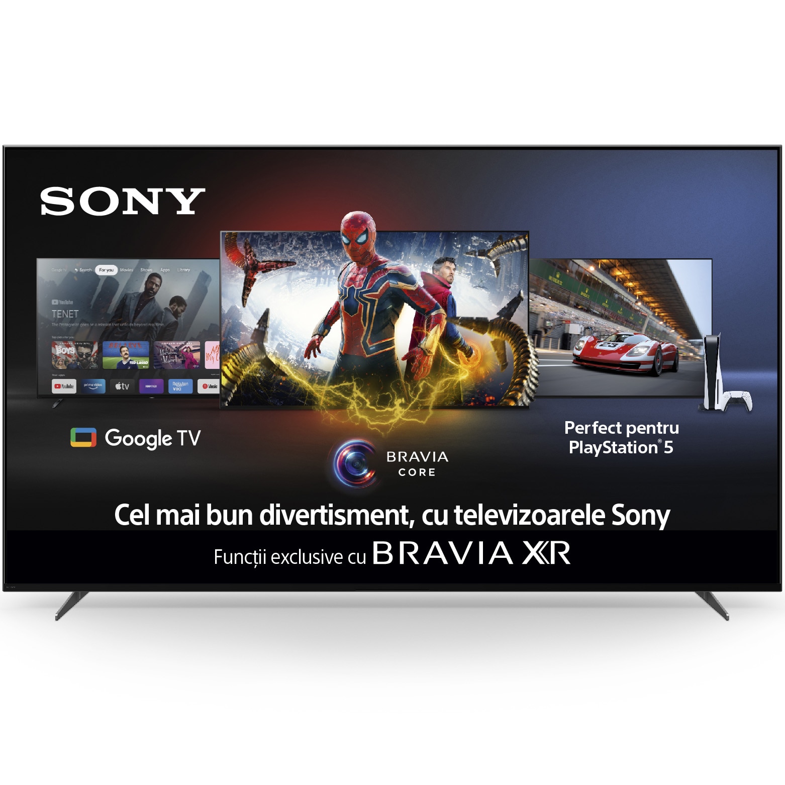 Televizor Sony LED 55X90K, 139 cm, Smart Google TV, 4K Ultra HD, 100Hz, Clasa G