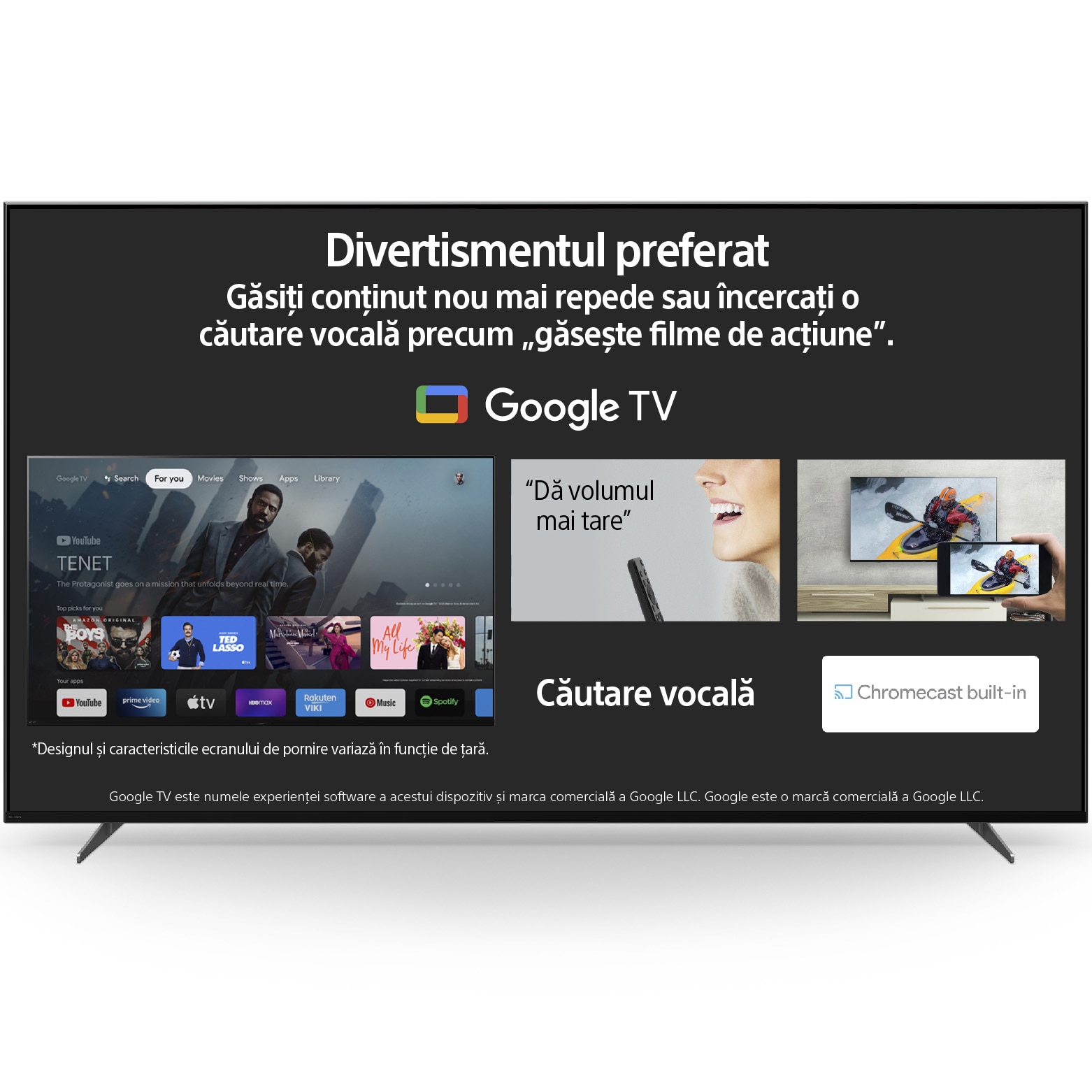 Televizor Sony LED 55X90K, 139 cm, Smart Google TV, 4K Ultra HD, 100Hz, Clasa G