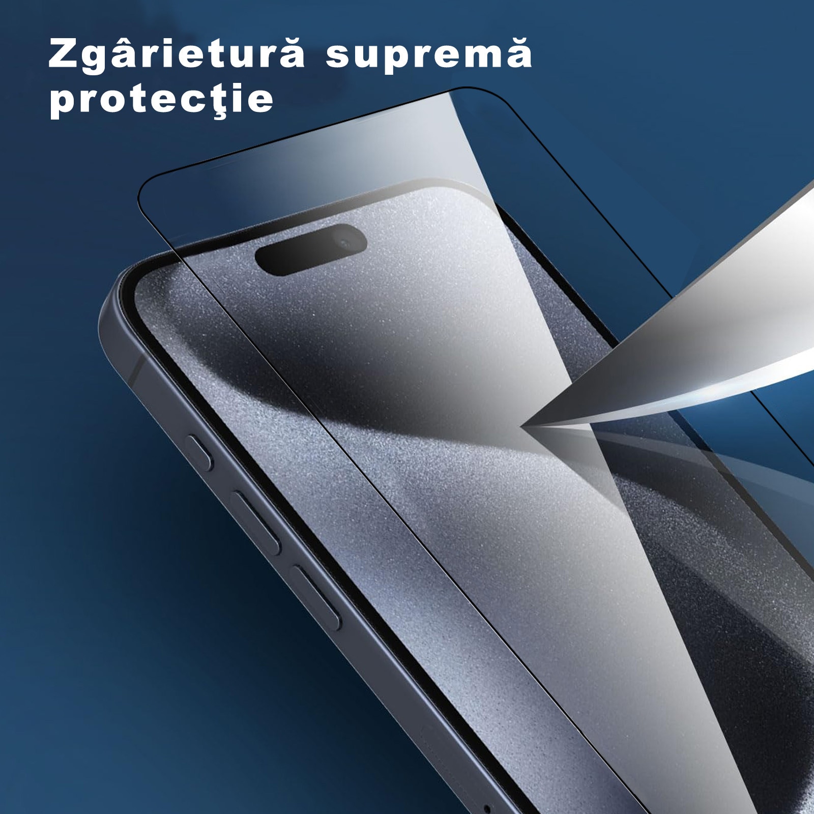 Folie sticla protectie telefon, MOGU, compatibila cu iPhone 16 Plus, instalare 1:1 usoara si rapida cu dispozitiv de montare automata in 30 de secunde, protectie a telefonului, folie de inalta definitie，transparent