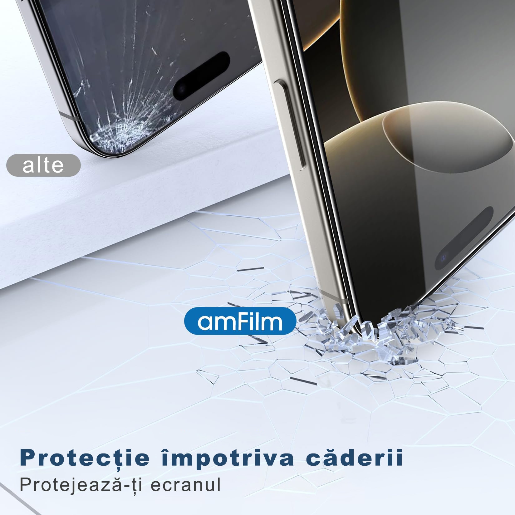 Folie sticla protectie telefon, MOGU, compatibila cu iPhone 16 Plus, instalare 1:1 usoara si rapida cu dispozitiv de montare automata in 30 de secunde, protectie a telefonului, folie de inalta definitie，transparent