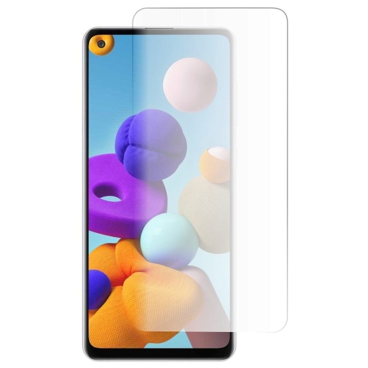 Folie Sticla 9H pentru Samsung Galaxy A21s, 2.5D, 0.3mm, Transparenta
