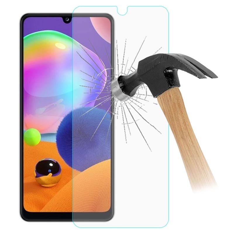 Folie protectie din Sticla securizata compatibila cu Samsung Galaxy A31 (Transparenta) Duritate 9H