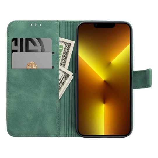 Husa Tip Carte Upzz® Tender, Compatibila Cu Samsung Galaxy A17 5G, Inchidere Magnetica, Piele Ecologica Soft, Verde