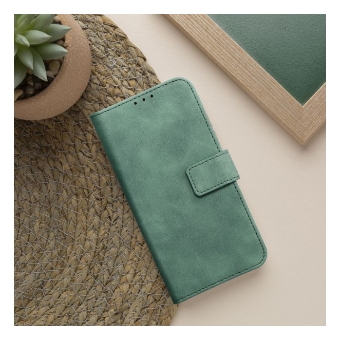 Husa Tip Carte Upzz® Tender, Compatibila Cu Samsung Galaxy A17 5G, Inchidere Magnetica, Piele Ecologica Soft, Verde