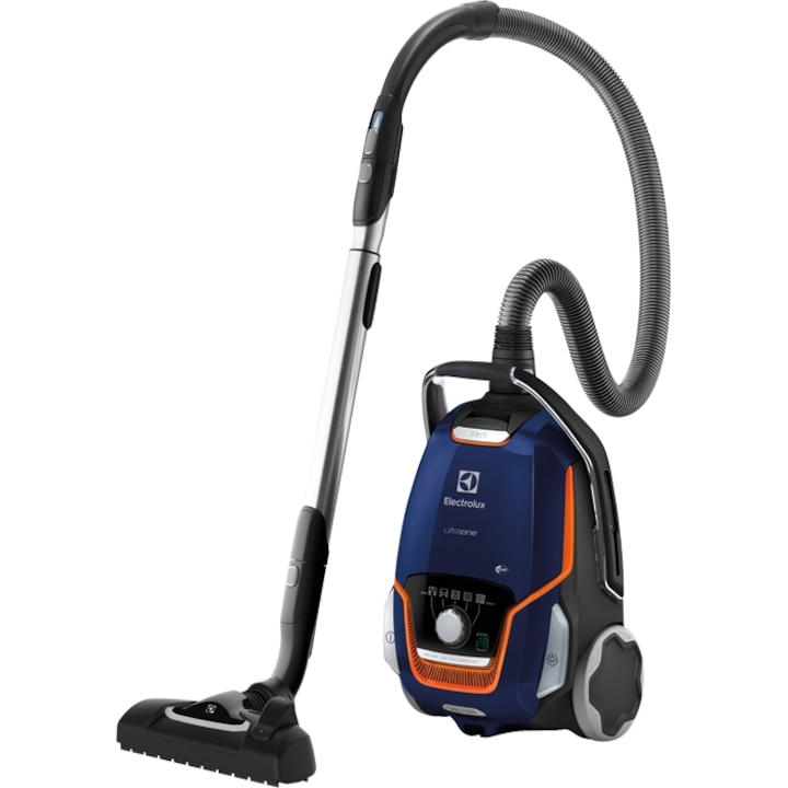 Aspirator, Electrolux, EUOC94DB UltraOne cu sac de praf, 700W, capacitate sac de praf 5L, cap de aspirare AeroPro Parketto, Multicolor