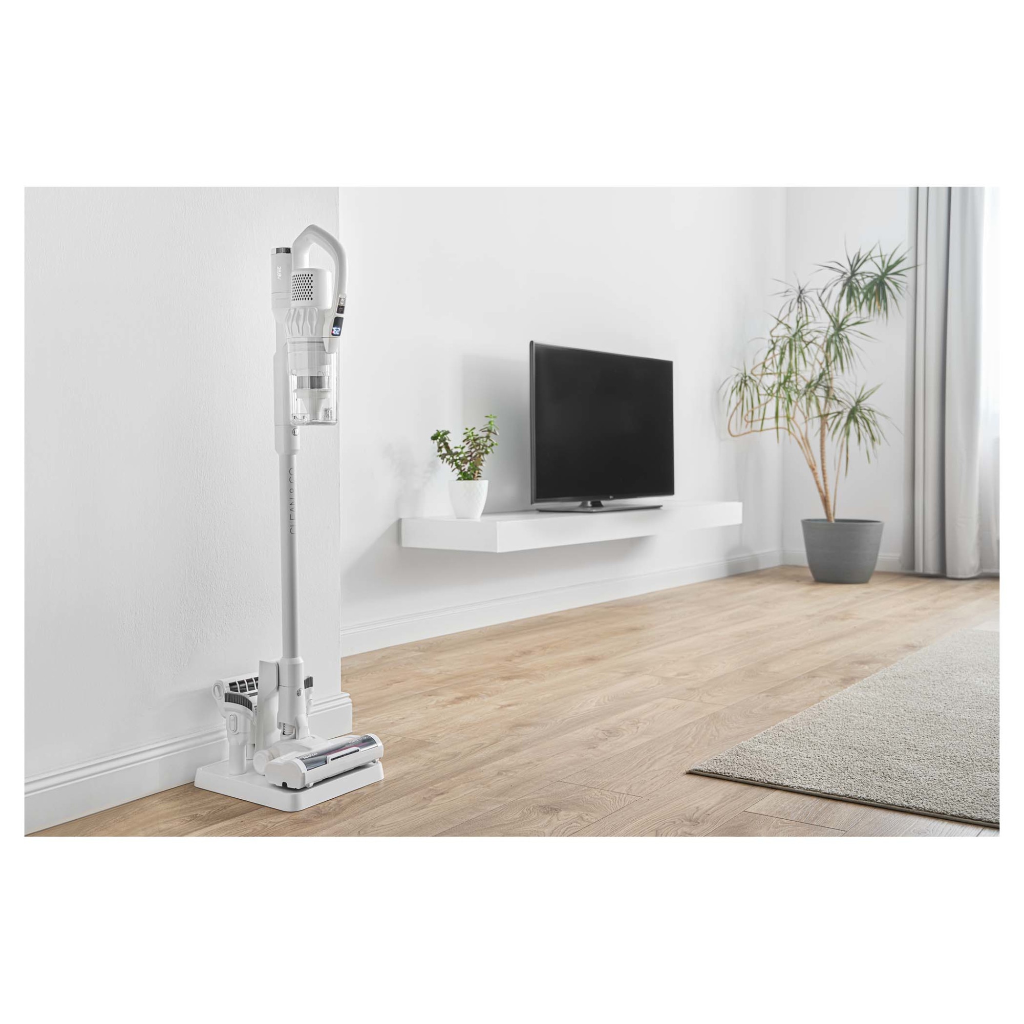 Aspirator vertical, Sencor, 550 W, 0.5 l, Alb