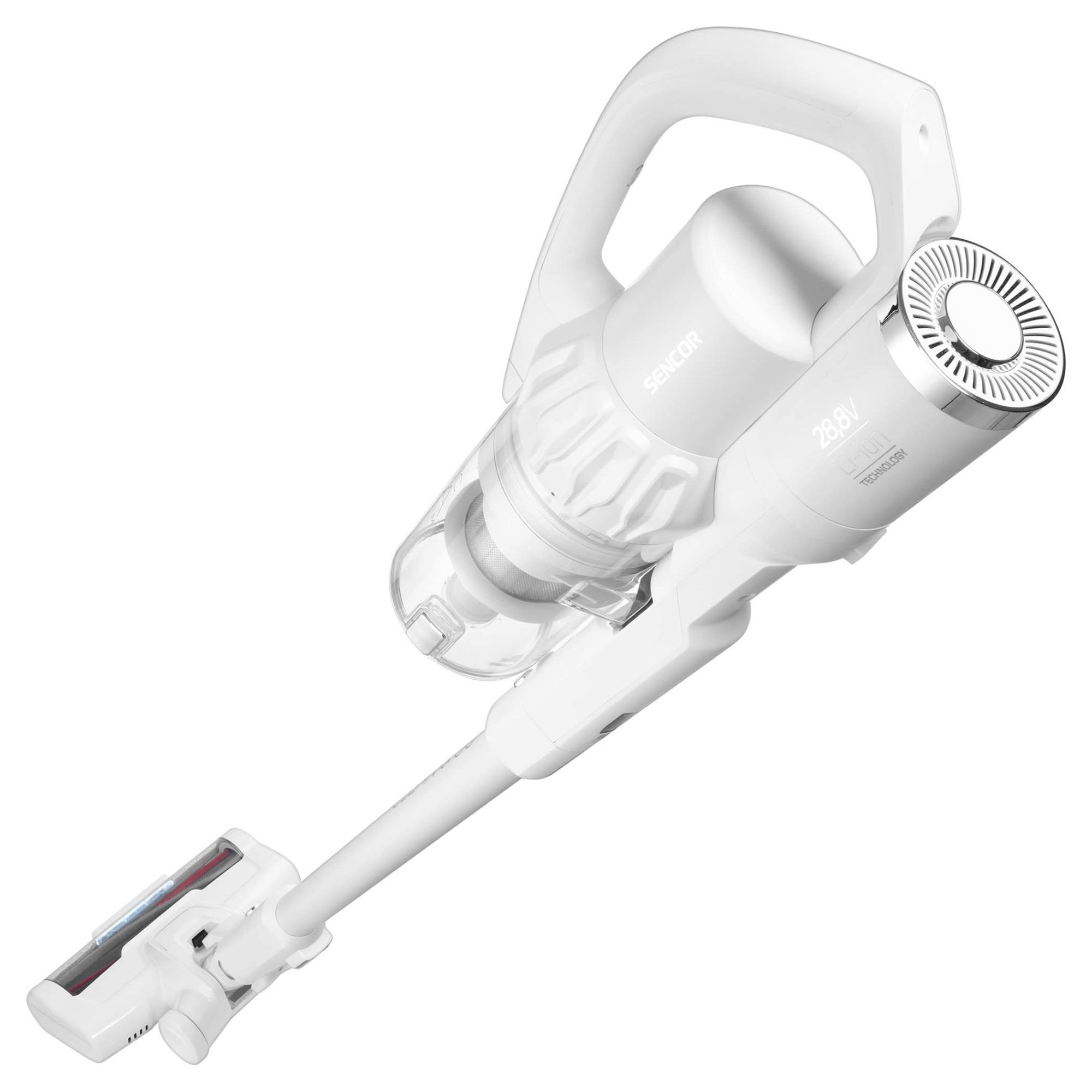 Aspirator vertical, Sencor, 550 W, 0.5 l, Alb