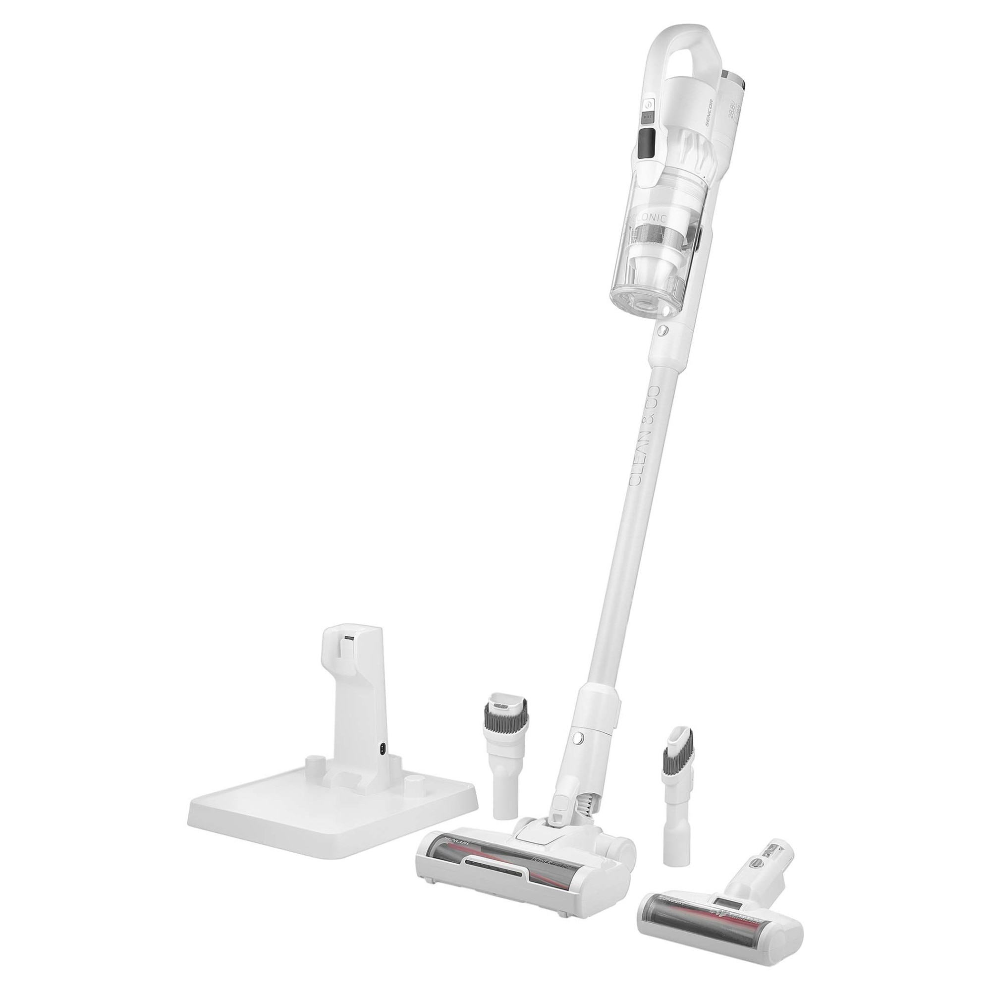 Aspirator vertical, Sencor, 550 W, 0.5 l, Alb