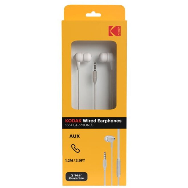Căști Kodak 165+, cu fir, In-Ear, gri