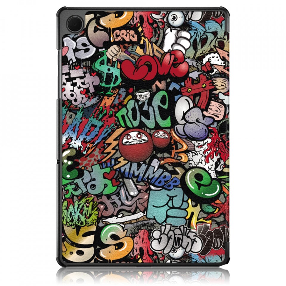 Husa tableta pentru Samsung Galaxy Tab A9 Plus cu suport Multi-Unghi si functie Sleep/Wake, SKYDDAR FoldVision Colour - Urban vibe