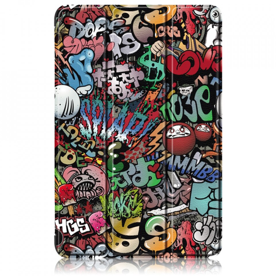 Husa tableta pentru Samsung Galaxy Tab A9 Plus cu suport Multi-Unghi si functie Sleep/Wake, SKYDDAR FoldVision Colour - Urban vibe