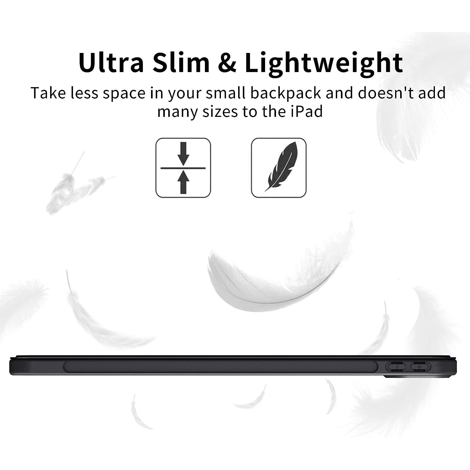 Husa Ultra Slim, Revomag, pentru tableta Apple iPad 10th Gen 10.9″, TPU Smart Cover