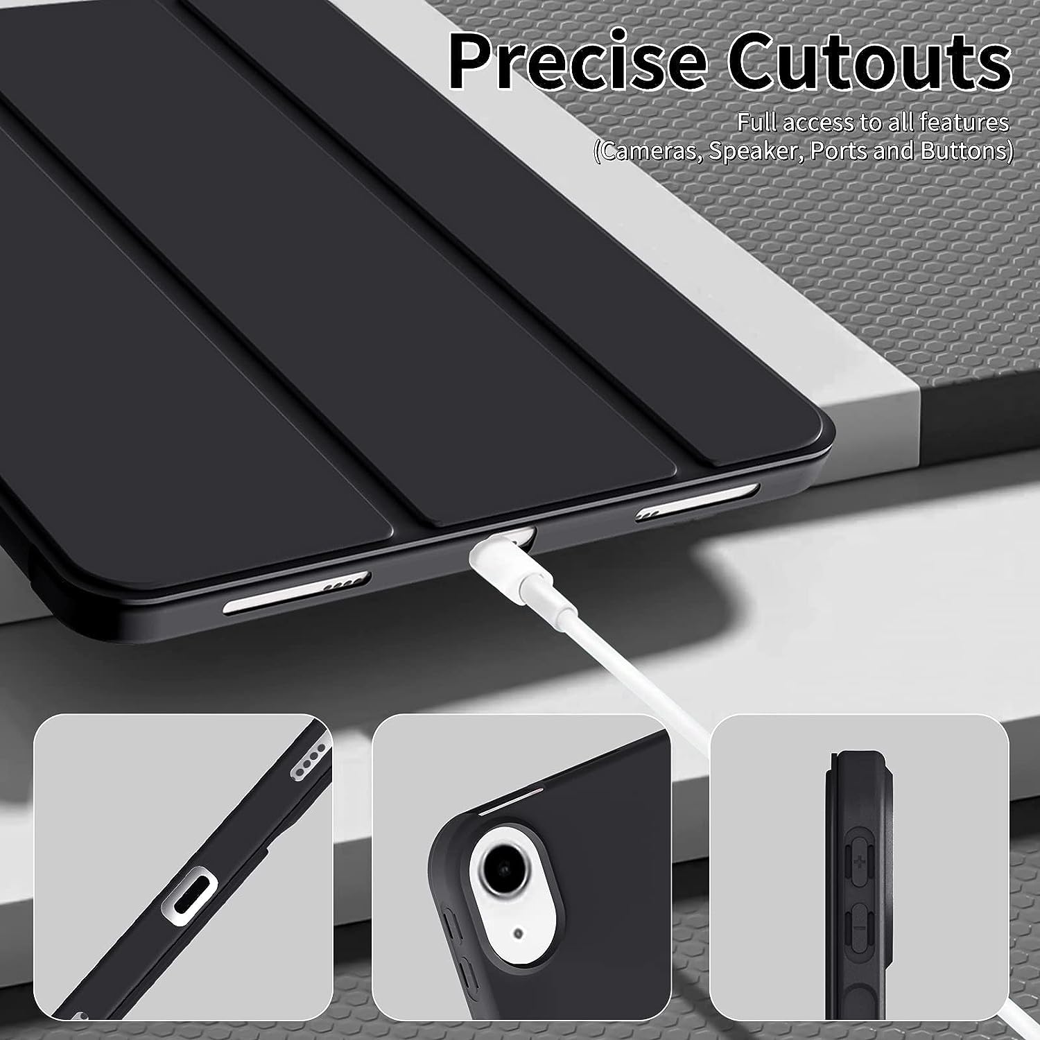 Husa Ultra Slim, Revomag, pentru tableta Apple iPad 10th Gen 10.9″, TPU Smart Cover