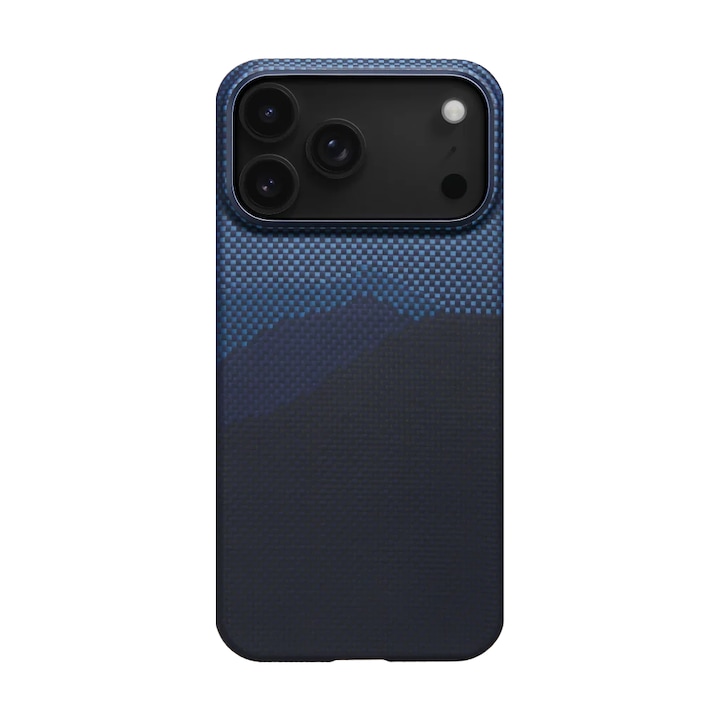 Husa de protectie Pitaka Ultra-Slim Aramida Magsafe StarPeak pentru iPhone 17 Pro Max, Over the Horizon