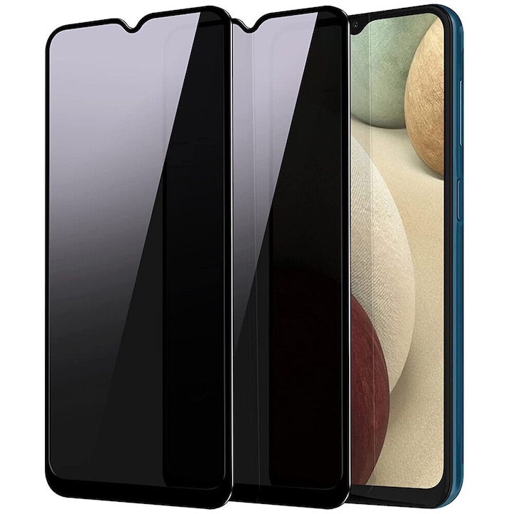Folie Privacy compatibila cu Huawei P 30 Lite, (5G), Full Cover, 6D, Calitate Premium, Black