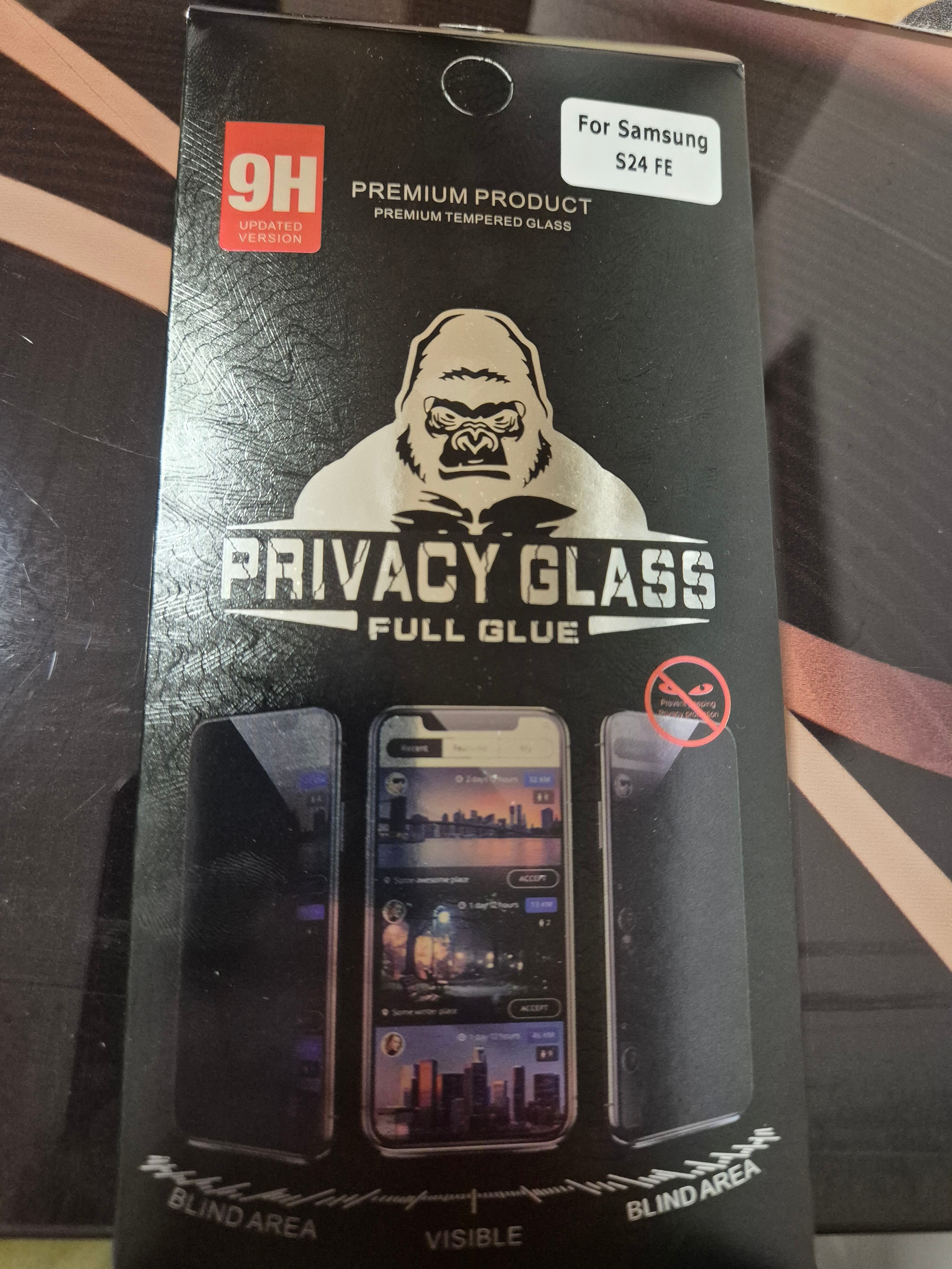 Folie Display Privacy pentru Samsung Galaxy S24 FE, protectie pentru ecran telefon Fata din Hydrogel, Flexibil, lipire Completa, Silicon, Set complet pentru Instalare usoara