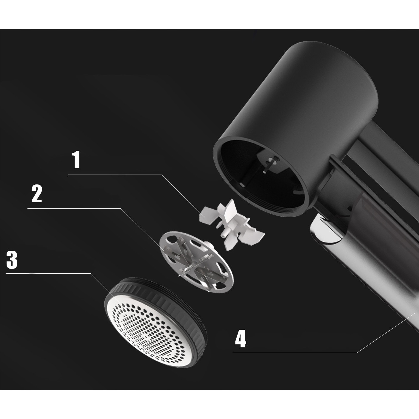 Aparat de curatat scame electric, cu afisaj LCD, 3 trepte de viteza, USB-C, 2000mAh, 5W