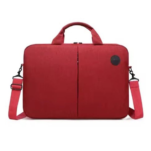 Geanta pentru Laptop 15", Textil, 4 Buzunare, Extensie pentru umar, Rosu