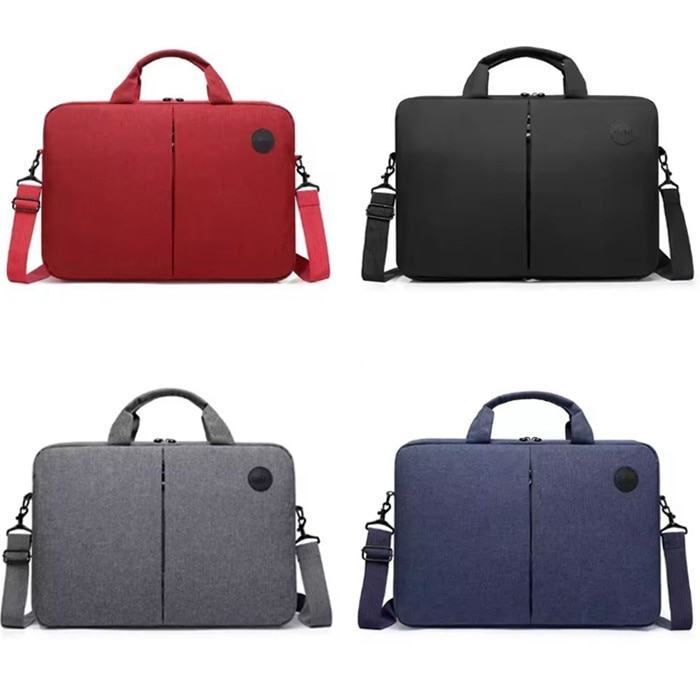 Geanta pentru Laptop 15", Textil, 4 Buzunare, Extensie pentru umar, Rosu