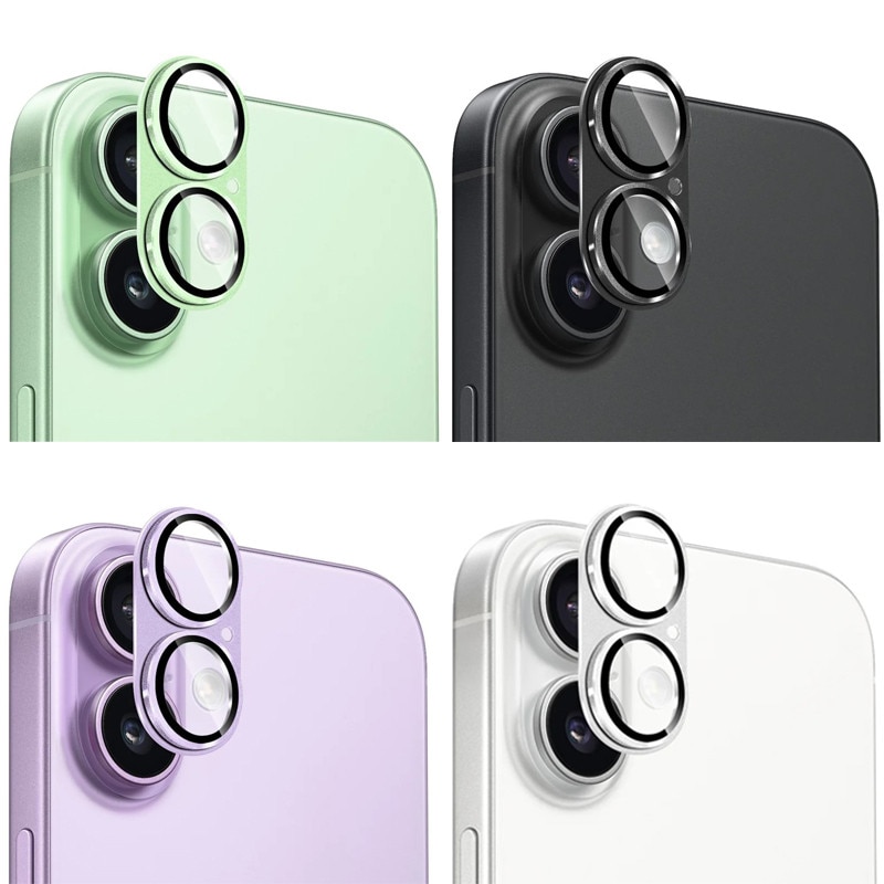 Folie Camera pentru iPhone 17, Protectie din Sticla, Mov