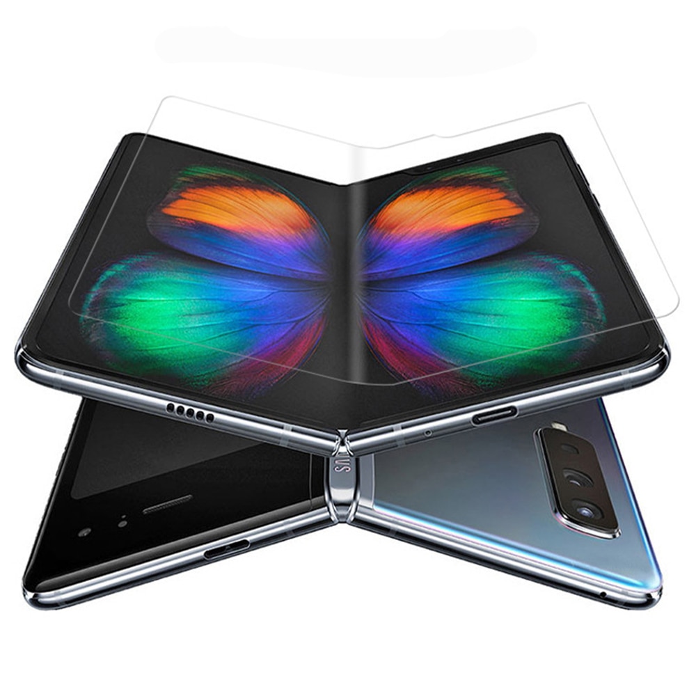 Folie de Protectie Ecran Principal pentru Samsung Galaxy Z Fold5 5G / Z Fold 5 5G, Silicon Hydrogel Regenerabil, Flexible Hydro-Crystal, Optim Solution, Full Glue, Instalare usoara