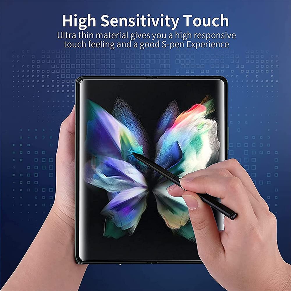 Folie de Protectie Ecran Principal pentru Samsung Galaxy Z Fold5 5G / Z Fold 5 5G, Silicon Hydrogel Regenerabil, Flexible Hydro-Crystal, Optim Solution, Full Glue, Instalare usoara