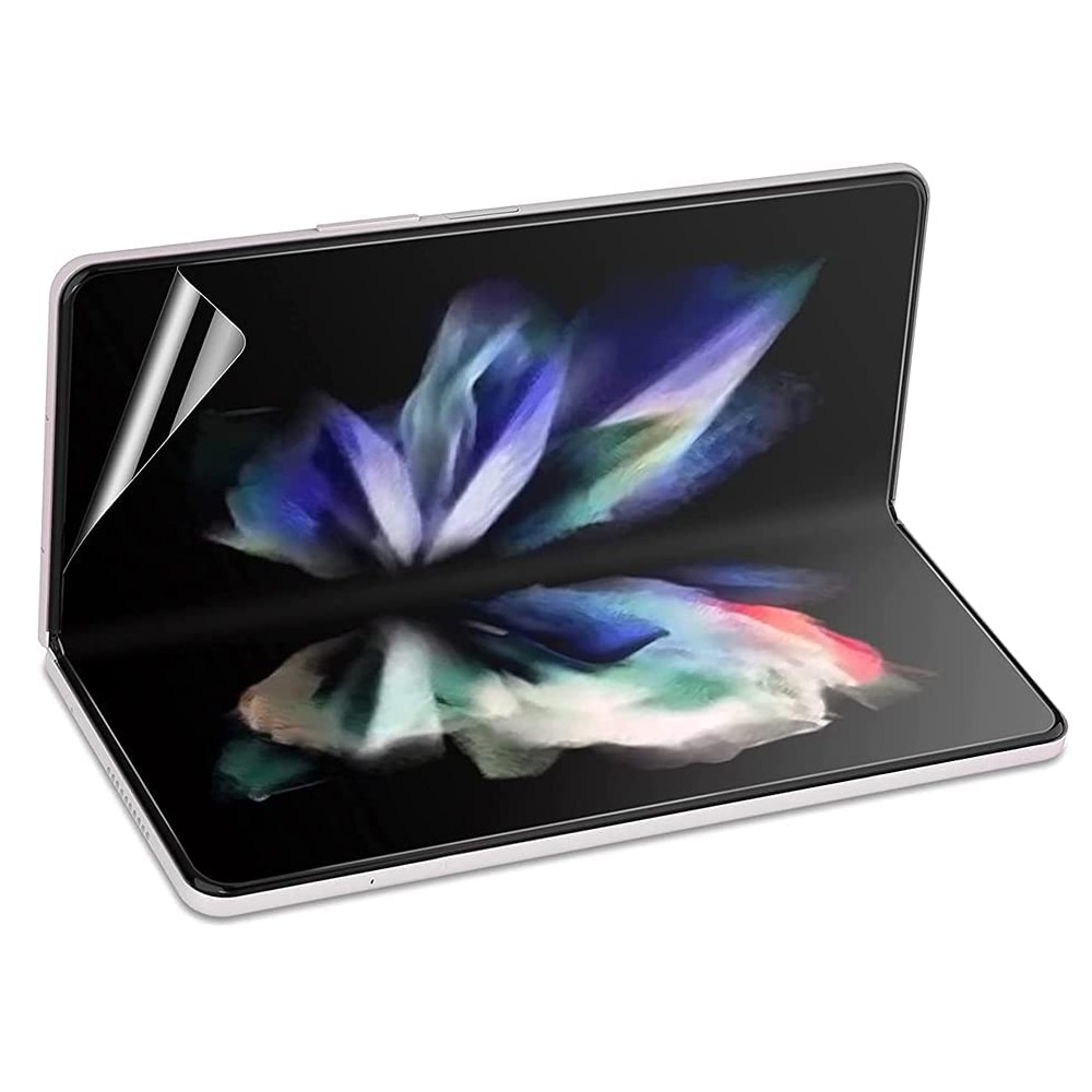 Folie de Protectie Ecran Principal pentru Samsung Galaxy Z Fold5 5G / Z Fold 5 5G, Silicon Hydrogel Regenerabil, Flexible Hydro-Crystal, Optim Solution, Full Glue, Instalare usoara
