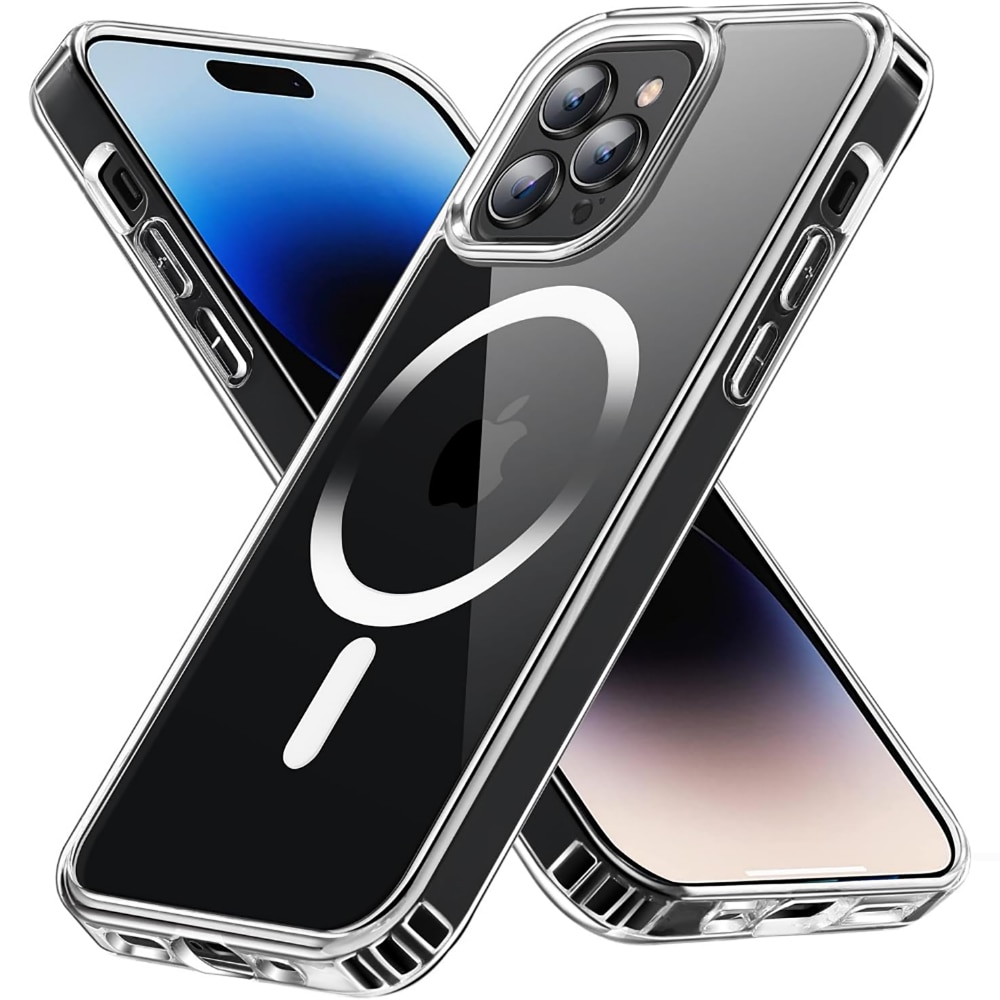 Husa compatibila cu Incarcarea Magsafe pentru Apple iPhone 14 Pro Max, CASEY STUDIOS™, de Protectie, Slim, pentru Incarcare Wireless, Margini Ridicate pentru Protectia Ecranului si a Camerelor