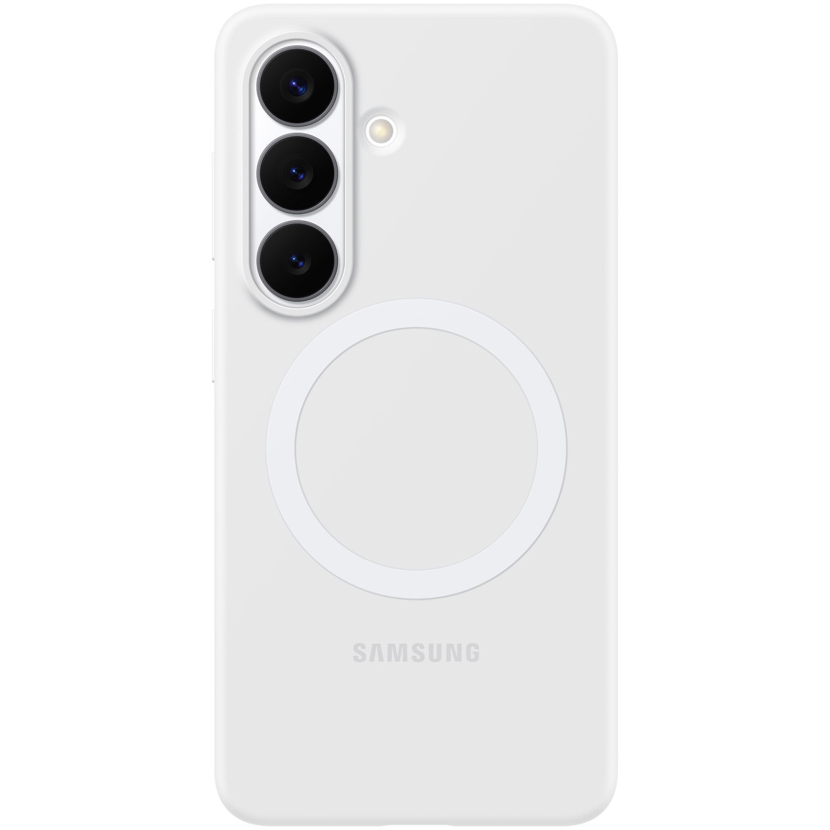 Husa de protectie Samsung pentru Galaxy S26, Silicon Magnet, White