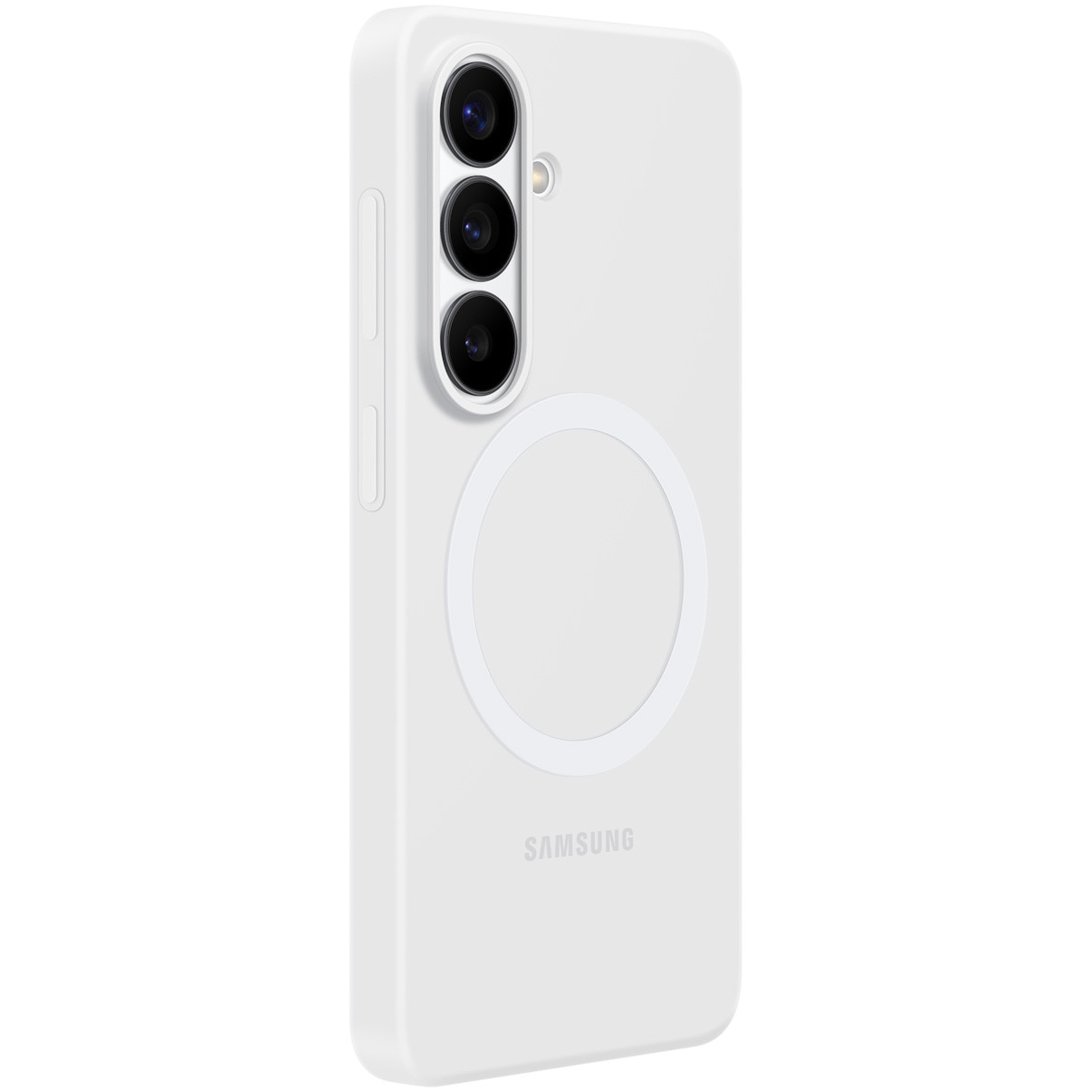 Husa de protectie Samsung pentru Galaxy S26, Silicon Magnet, White