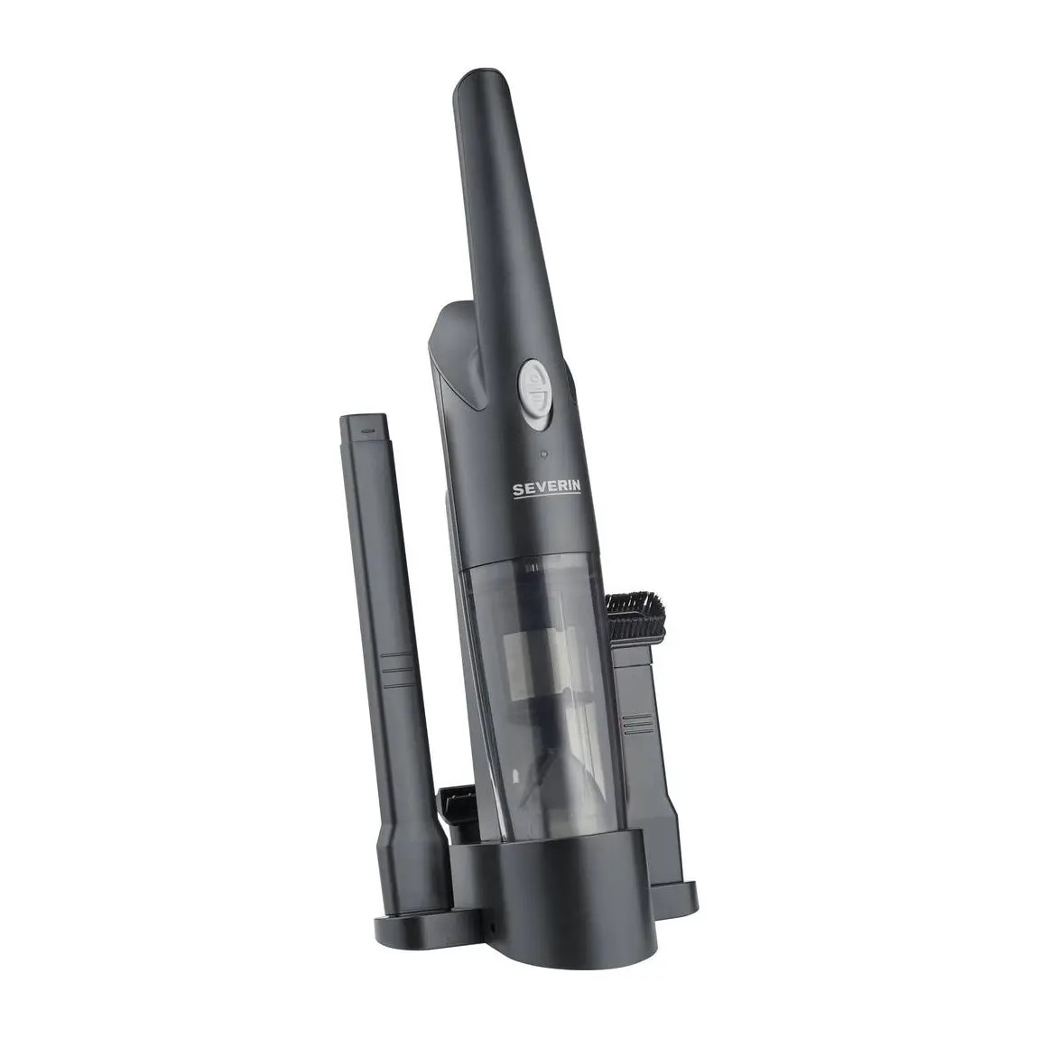 Aspirator de mana fara fir Severin, 2 trepte putere, autonomie 25 min, negru, 10.3x46.2x9.1 cm