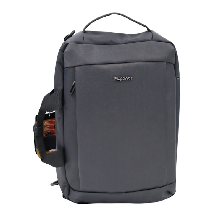 Rucsac laptop, multifunctional 1618, 42x28x17cm, gri