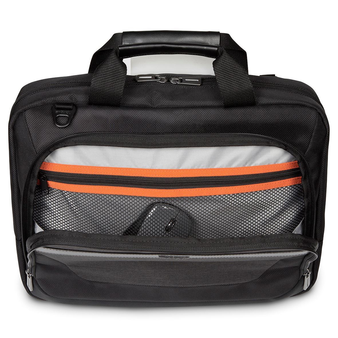 Geanta laptop Targus CitySmart Slimline, 12-14", Black/Gray